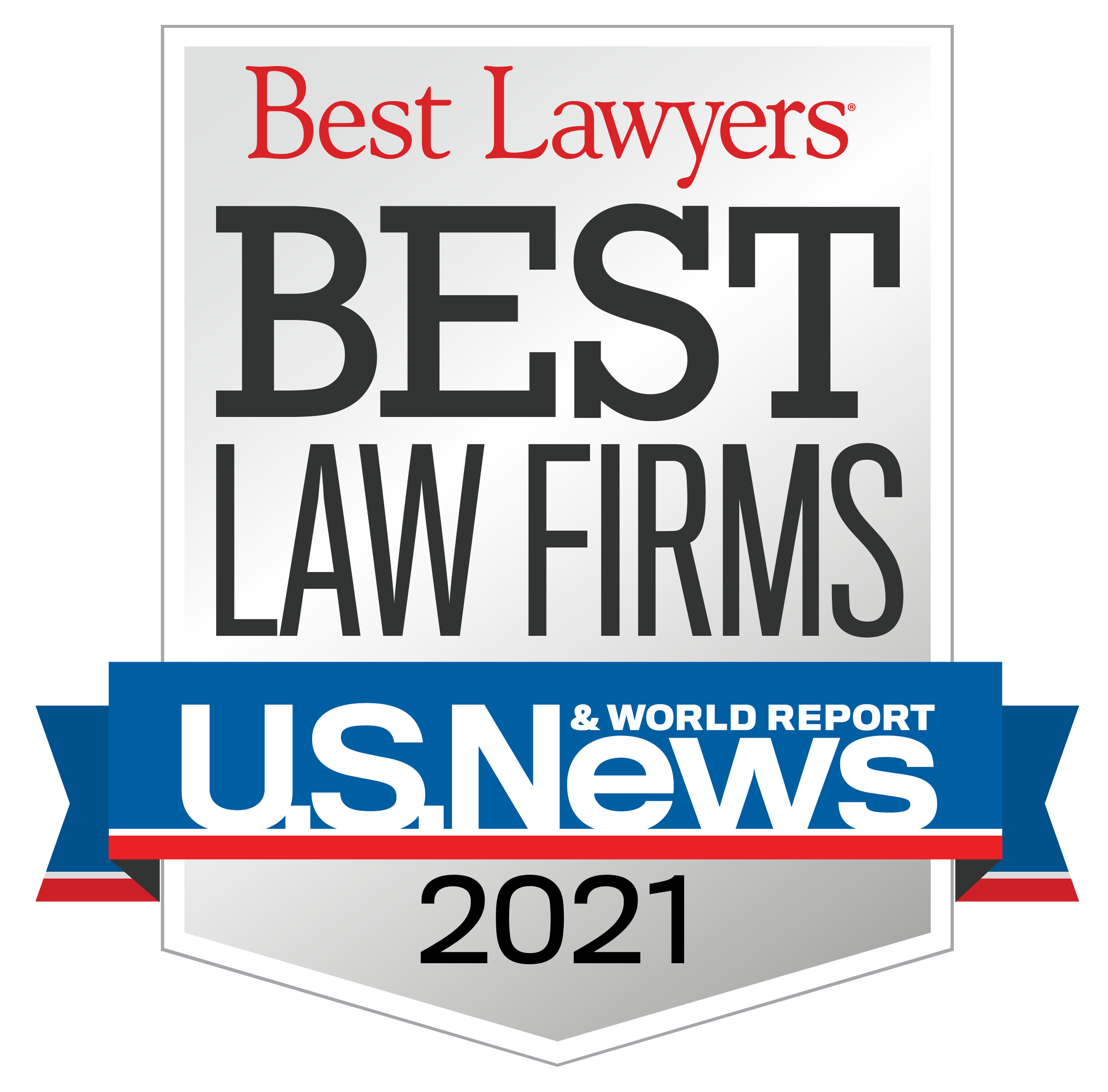 Best Lawyers Beast Law Firms 2021 badge